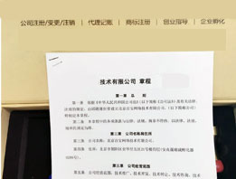 公司章程